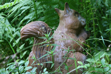 Eichhörnchen als Zielscheibe