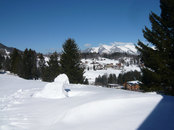 Ein Blick aus dem Fenster im 1. Stock