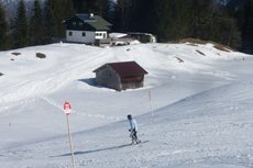 skiing near our cottage